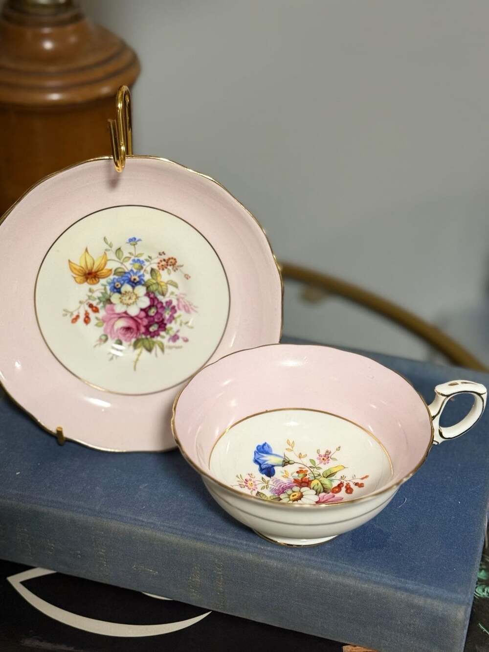 Hammersley F. Howard Floral Teacup And Saucer Set
